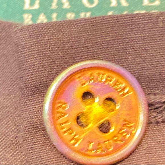 Lauren Ralph Lauren Black Cotton Wide Legged Pants size 6 - Picture 6 of 10